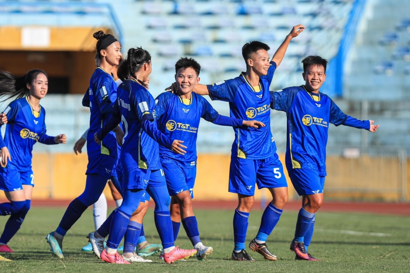 Mỹ Anh, Bích Thùy, và Minh Chuyên tỏa sáng trong trận thắng của Thái Nguyên T&T