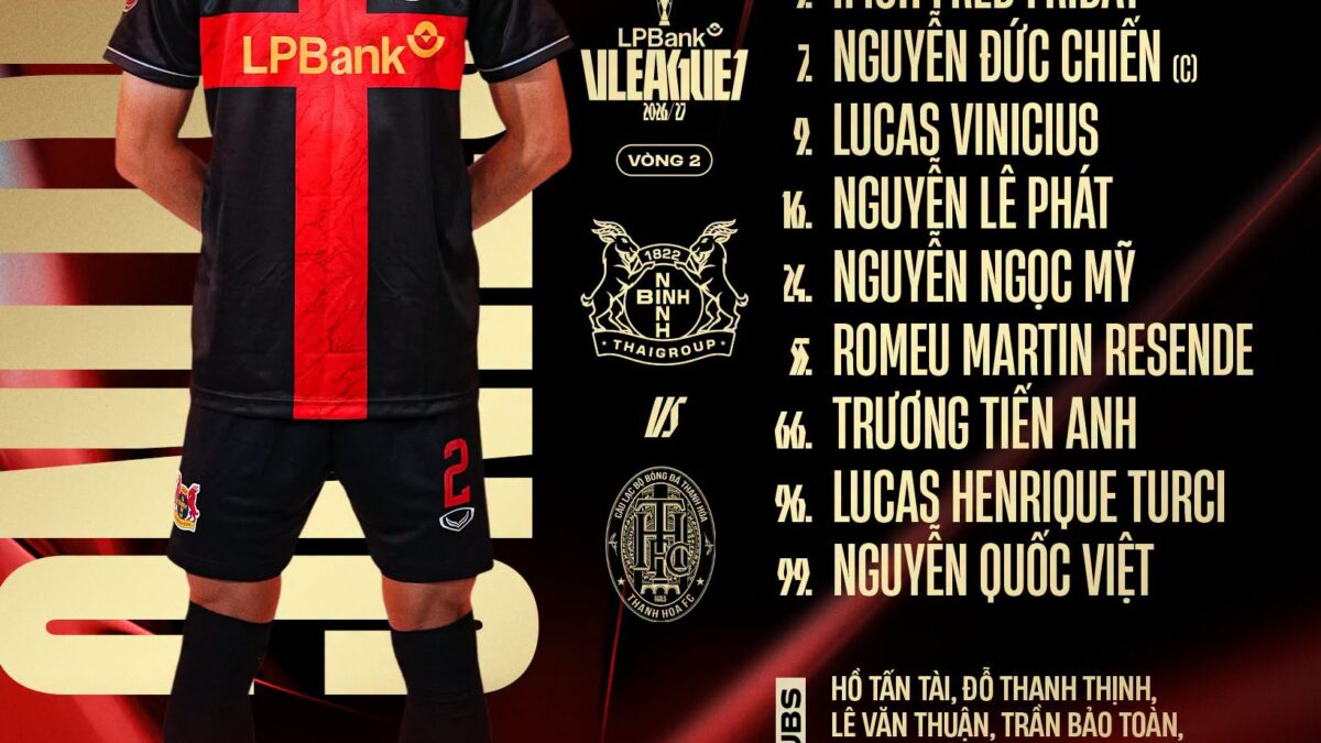Ninh Bình thắng 2-1 trước Thanh Hóa: Diễn biến, khoảnh khắc quyết định và những điểm nhấn